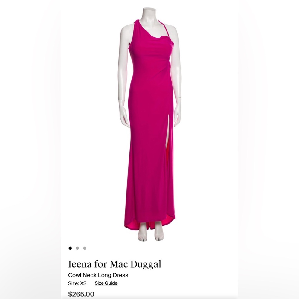 Beautiful Gown size 0 by IEENA for Mac Duggal 💗 Magenta ultra flattering